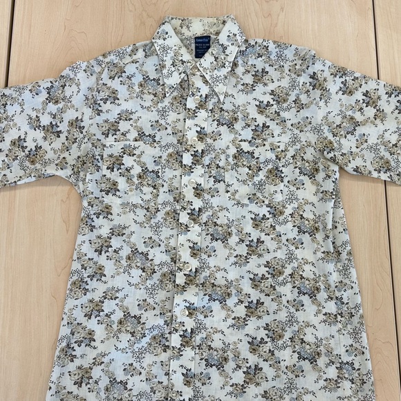 Vintage Career Club Floral 70’s Shirt - Picture 5 of 7